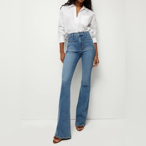 BDG Denim - BDG Flare Patch Pocket High Rise Jeans